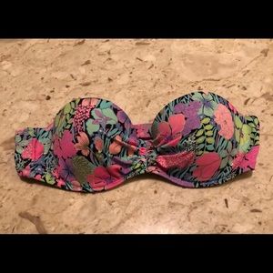 Victoria Secret Pink Strapless Swim Top